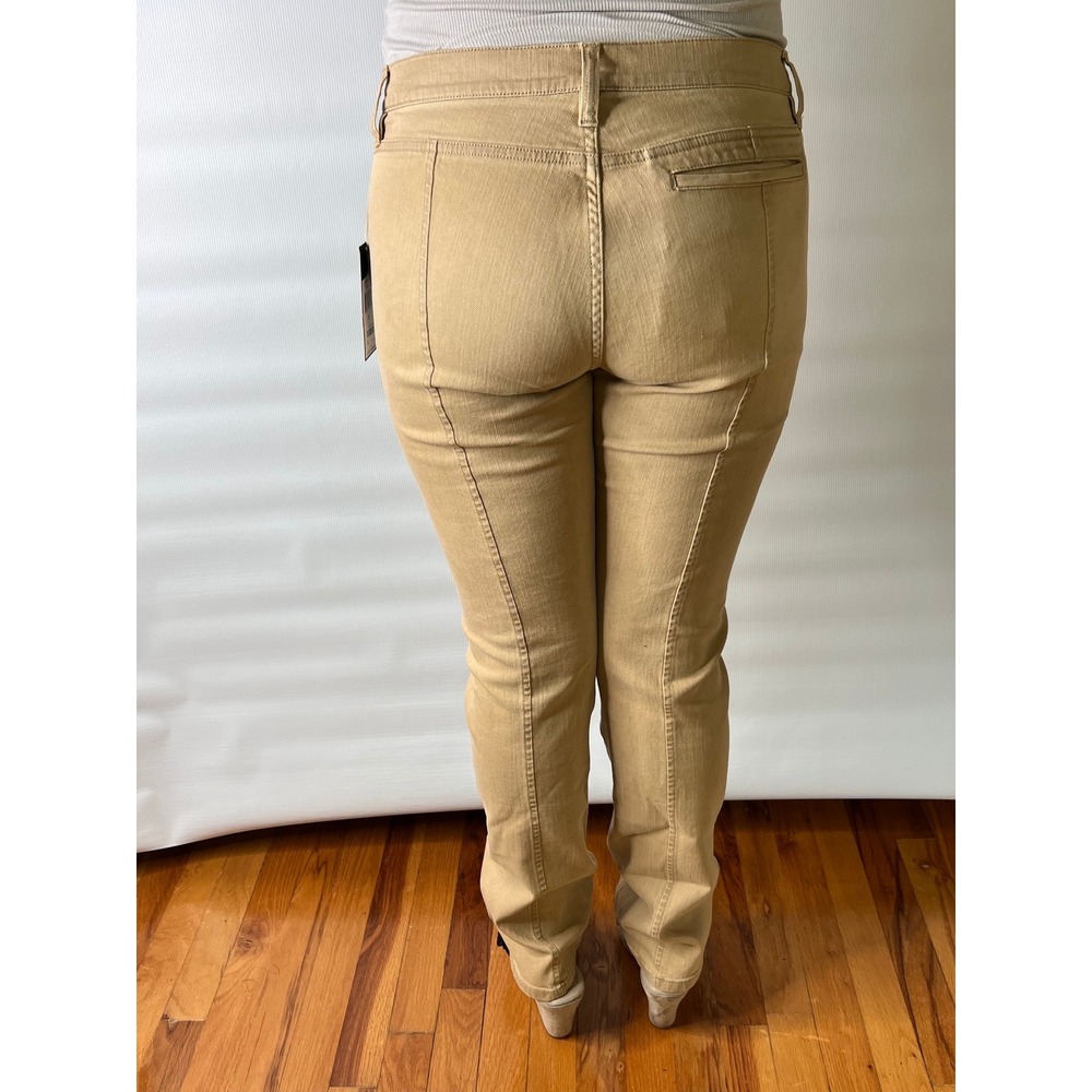 Brand New with Tags Lauren Ralph Lauren Tan Straight Leg Pants Sand Wash Size 12 - Picture 4 of 10